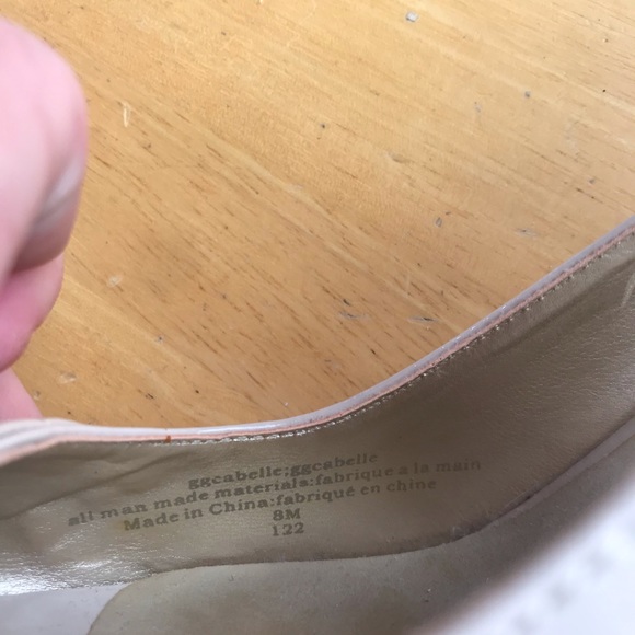 3/20$ Guess nude open toe strappy heels pumps size 8 - Picture 5 of 8